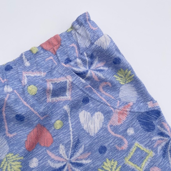 Secret Treasures Women's Flamingo Sketch Sleep Shorts Size Large Blue Pink - Picture 5 of 7